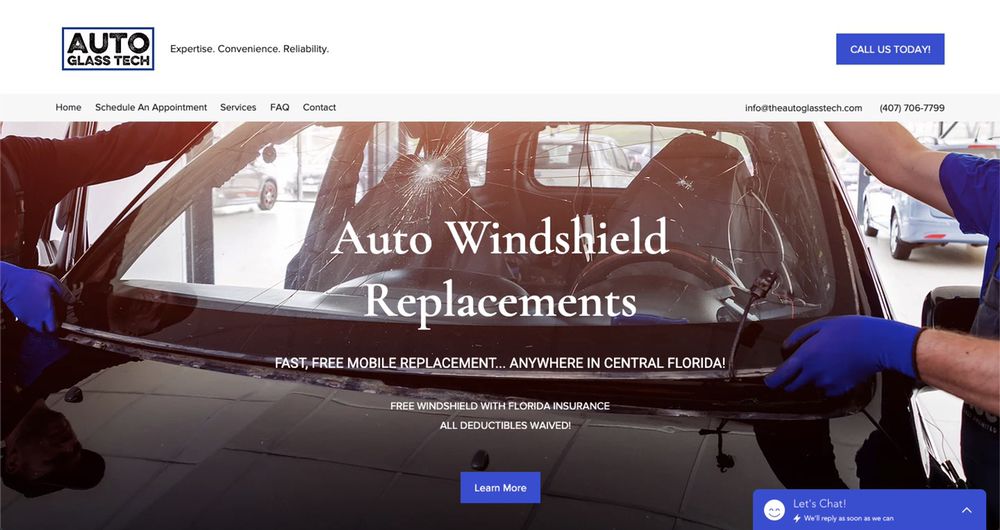 THE AUTOGLASS TECH Lake Mary, Florida Windshield Installation