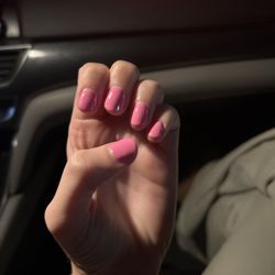 Gel nails a week later (whoops)