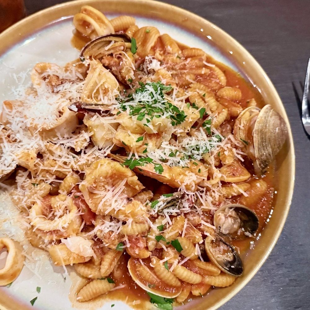 Cavatelli seafood