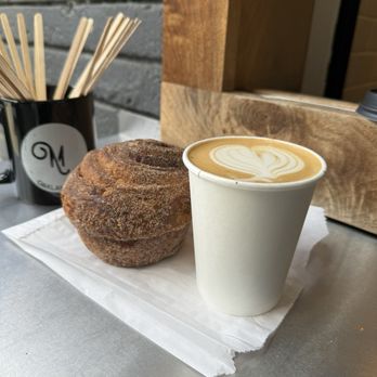 Motivat Coffee Roasters - Cappuccino & a Morning Bun - Coffee & Tea Near Me - Oakland, California