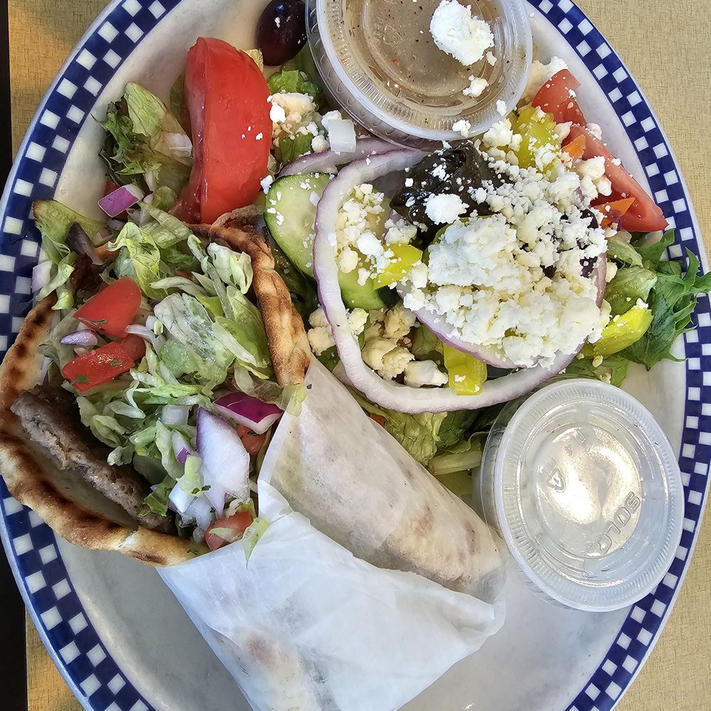 Capital City Diner - Gyro with Greek salad add on. - Diners Near Me - Albany, New York Capital City Diner - Gyro with Greek salad add on. - Diners Near Me - Albany, New York
