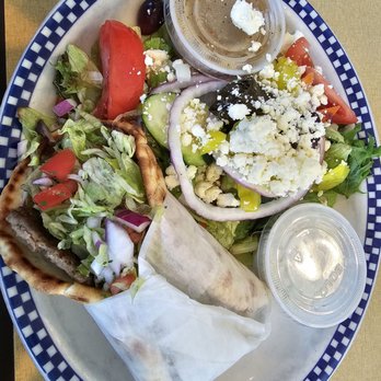 Capital City Diner - Gyro with Greek salad add on. - Diners Near Me - Albany, New York Capital City Diner - Gyro with Greek salad add on. - Diners Near Me - Albany, New York
