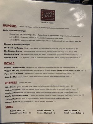 Menu photo 4 John's Place Chicago, IL Menu photo 4 John's Place Chicago, IL
