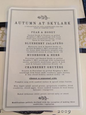 Menu photo 7 Skylark Cafe Leslie, AR Menu photo 7 Skylark Cafe Leslie, AR