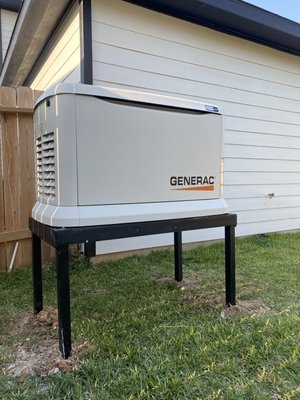 Generator Installation - Schedule Electrical Service and Generator Installation Today with LMH
With almost 20 years of experience, LMH Services are licensed Master Electricians based in Deer Park, TX. We also specialize in the installation and service or back-up and stand-by power supply systems in both residential and light commercial applications.
A permanently installed home backup generator protects your home or business. It runs on natural gas or liquid propane (LP) fuel, and sits outside just like a central air conditioning unit. A home backup generator delivers power directly to your home’s electrical system, backing up your entire home or just the most essential items.
Our backup generators provide power to your home in the event of a power outage automatically. No need to start it. No need for extension cords. No need to fill it with gas. Generator Installation - Schedule Electrical Service and Generator Installation Today with LMH
With almost 20 years of experience, LMH Services are licensed Master Electricians based in Deer Park, TX. We also specialize in the installation and service or back-up and stand-by power supply systems in both residential and light commercial applications.
A permanently installed home backup generator protects your home or business. It runs on natural gas or liquid propane (LP) fuel, and sits outside just like a central air conditioning unit. A home backup generator delivers power directly to your home’s electrical system, backing up your entire home or just the most essential items.
Our backup generators provide power to your home in the event of a power outage automatically. No need to start it. No need for extension cords. No need to fill it with gas.