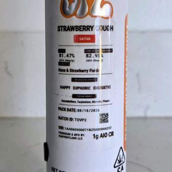 Wellgreens Dispensary - Oakfruitland Strawberry Cough 1g All-In-One Cured Resin Vape - Cannabis Dispensaries Near Me - Lemon Grove, California Wellgreens Dispensary - Oakfruitland Strawberry Cough 1g All-In-One Cured Resin Vape - Cannabis Dispensaries Near Me - Lemon Grove, California