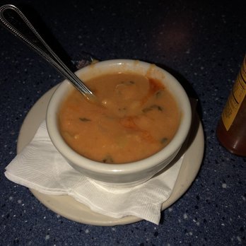 Lazy Days Restaurant - Seafood Bisque with a dash of hot sauce - Seafood Near Me - Islamorada, Florida
