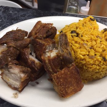 188 Bakery Cuchifritos - Pork Chicharoni and Yellow Rice.  Heaven - Bakeries Near Me - Bronx, New York