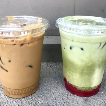 CA Bakehouse - Vietnamese Coffee and Strawberry Matcha Latte - Bakeries Near Me - San Jose, California