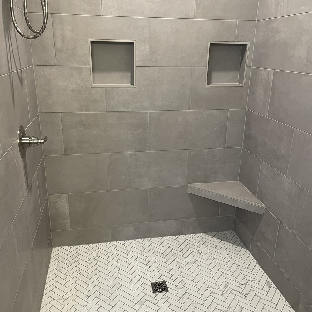 Master shower