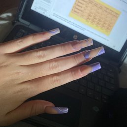 Acrylic nails with design Acrylic nails with design