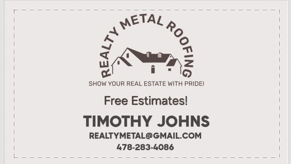 Realty Metal Roofing Logo