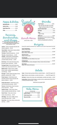 Menu photo 2 Sweetie’s Cafe Hadley, NY Menu photo 2 Sweetie’s Cafe Hadley, NY