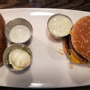 Grindstone Public House - Clancy Topper with baked potato - American Near Me - Noblesville, Indiana