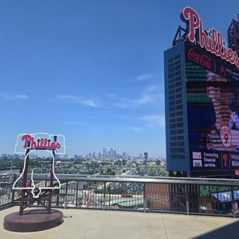 Citizens Bank Park - Nice city, logo, and jumbotron shot - Stadiums & Arenas Near Me - Philadelphia, Pennsylvania