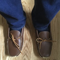 Fish Creek Moccasin Works - My new pair of Fish Creek Moccasins (Originals). Size 12.