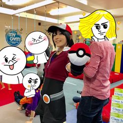 My Gym - I dressed up as my avatar from Pokemon Go for my daughter's birthday party!