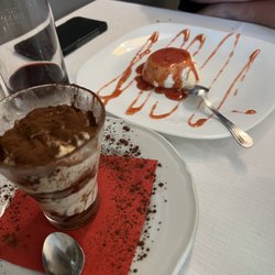 Sottogrotta - Tiramisu and panna cotta