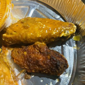 Better Burger - Top wing from a local Latin eatery (Tiffany's) Bottom wing possibly a Opposum leg - Burgers Near Me - Peekskill, New York