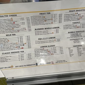 Happy Lemon - Menu as of May 2022 - Juice Bars & Smoothies Near Me - Daly City, California Happy Lemon - Menu as of May 2022 - Juice Bars & Smoothies Near Me - Daly City, California
