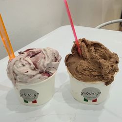 Gelato-go - El Segundo - Sour Black Cherry & Brownie Chocolate  08-27-2022