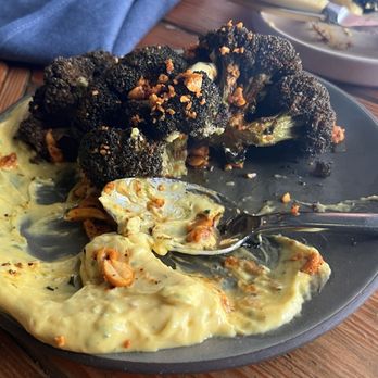 Campfire - Whole broccoli "campfire style" - New American Near Me - Carlsbad, California Campfire - Whole broccoli "campfire style" - New American Near Me - Carlsbad, California
