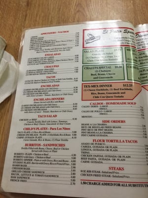 Menu photo 2 El Patio Restaurant Port Lavaca, TX Menu photo 2 El Patio Restaurant Port Lavaca, TX
