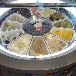 How cool is this revolving gelato wheel!! How cool is this revolving gelato wheel!!