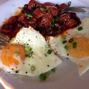 La Cafeteria - Jajka z chorizo. - Cafes Near Me - Warsaw, MZ