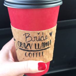 we were going wedding dress shopping after we stopped for coffee! :)