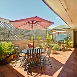 Isabelle Gerard Skin Care Studio - The patio on the same floor.