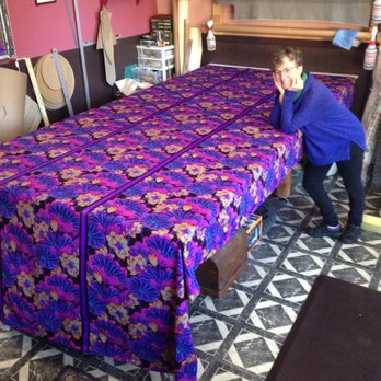 Sew Rose - Check out this table cloth! - Furniture Reupholstery Near Me - Ben Lomond, California