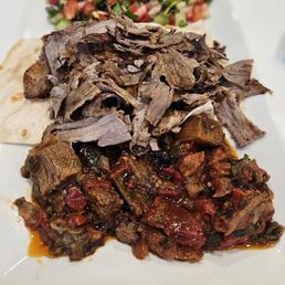 Donor with beef and lamb Donor with beef and lamb