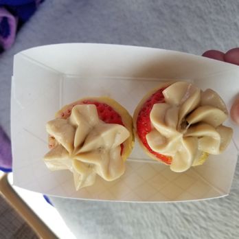 Ruby’s Hawaii 3.0 - Cookie Dough covered strawberries filled with cookie butter - Food Trucks Near Me
