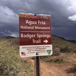 Agua Fria National Monument - Sign