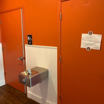 Tropical Smoothie Cafe - a urinal in a public restroom - Juice Bars & Smoothies Near Me - Fort Lauderdale, Florida