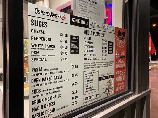 Menu photo 2 Johnny Bronx Pizza Meridian, ID Menu photo 2 Johnny Bronx Pizza Meridian, ID