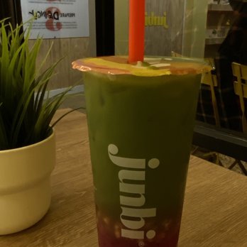 Junbi Matcha - Richardson - Cold Dragonfruit Matcha** added lychee - Coffee & Tea Near Me - Richardson, Texas