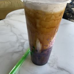 Taro brown sugar fresh milk with boba. 10/10.  Best boba spot in Temecula, great music, clean, and cute inside!