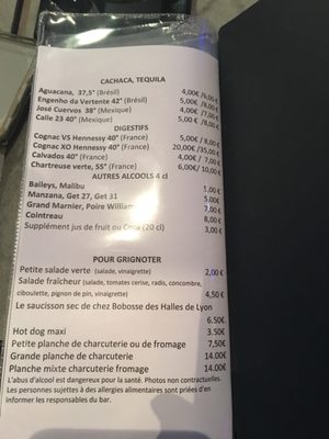 Menu photo 1 The White Frog Lyon, 69 Menu photo 1 The White Frog Lyon, 69
