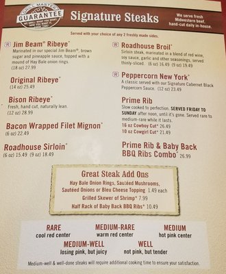 Menu photo 4 Original Roadhouse Grill Whittier, CA