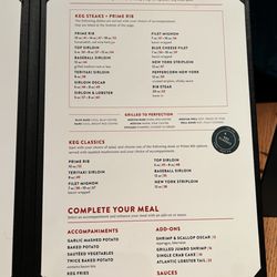 The Keg Steakhouse + Bar - Saint Bruno - Page 2 of menu