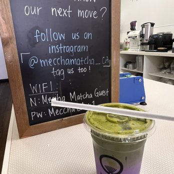 Meccha Matcha - Matcha UBE latte - Desserts Near Me - Artesia, California