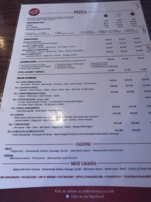 Menu photo 8 Ardovino's Pizza El Paso, TX