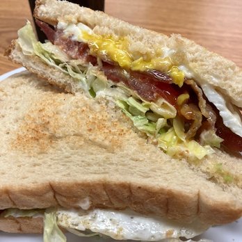Herby's Kitchen - over-mayo'd, runny egg, asked for over--hard barely toasted. - American Near Me - Lakeland, Florida