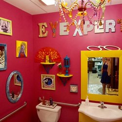 MyEyeDr - Our famous whimsical women's bathroom