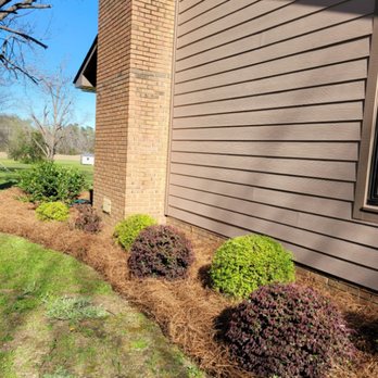 Garcia Landscape Solutions - Trimmed shrubs & pinestraw installation - Lawn Services Near Me Garcia Landscape Solutions - Trimmed shrubs & pinestraw installation - Lawn Services Near Me