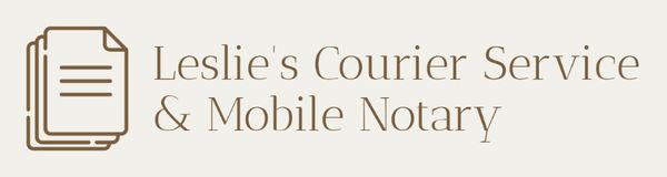 Leslie's Courier Service & Notary