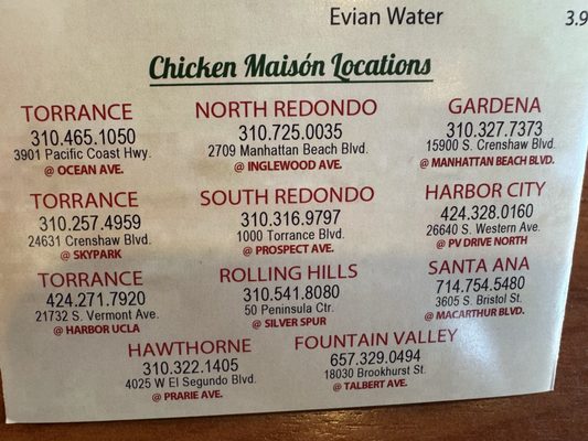 Menu photo 6 Chicken Maison Torrance, CA