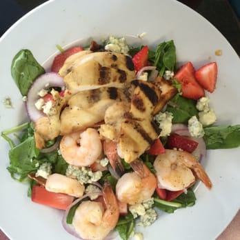 John's Restaurant - Berry Salad with Shrimp and Chicken - Breakfast & Brunch Near Me - Myrtle Beach, South Carolina John's Restaurant - Berry Salad with Shrimp and Chicken - Breakfast & Brunch Near Me - Myrtle Beach, South Carolina